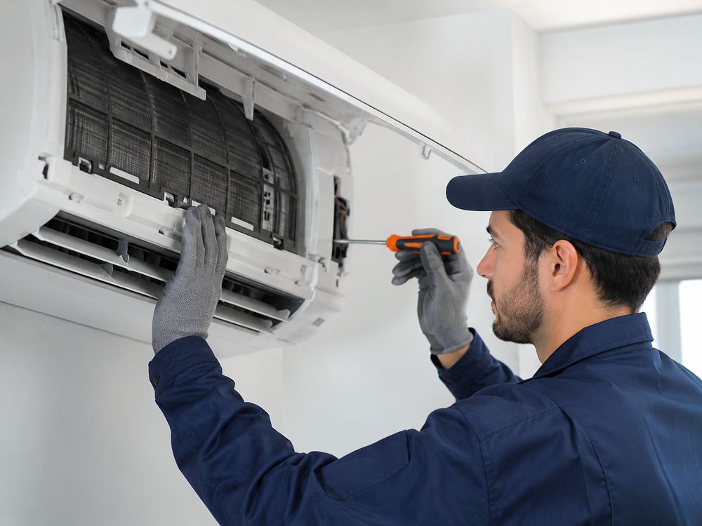 Manutenção e assistência técnica de ar-condicionado